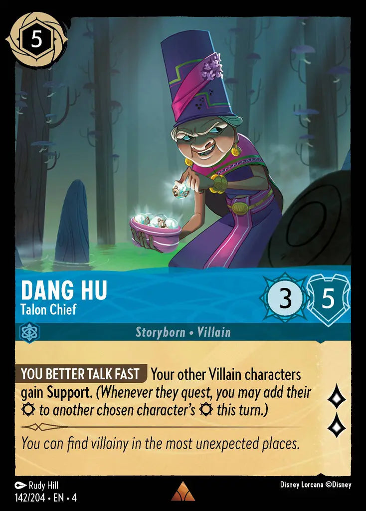 04 Ursula's Return - 142/204 - Dang Hu - Talon Chief - FOIL