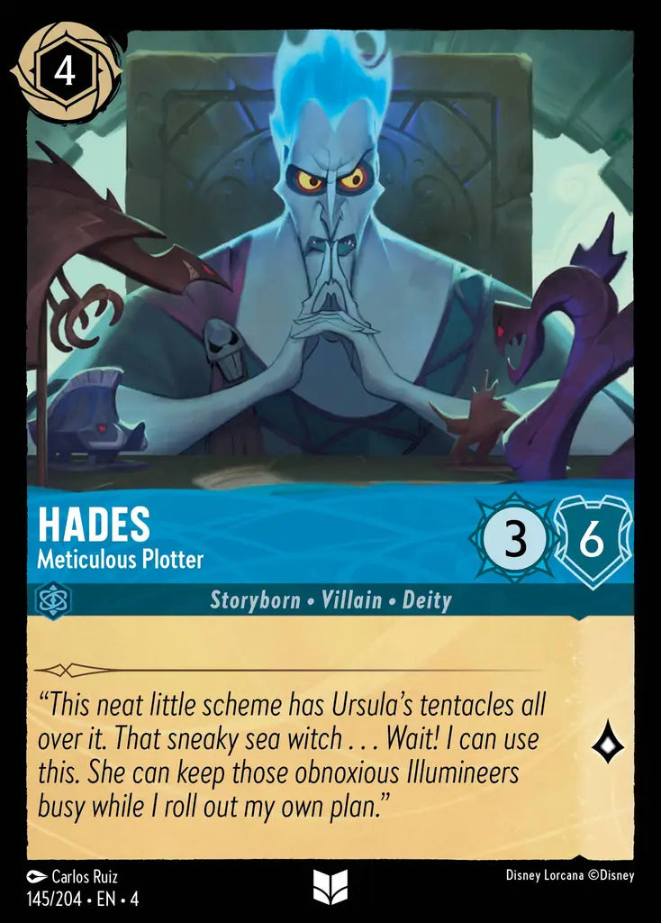 04 Ursula's Return - 145/204 - Hades - Meticulous Plotter - FOIL