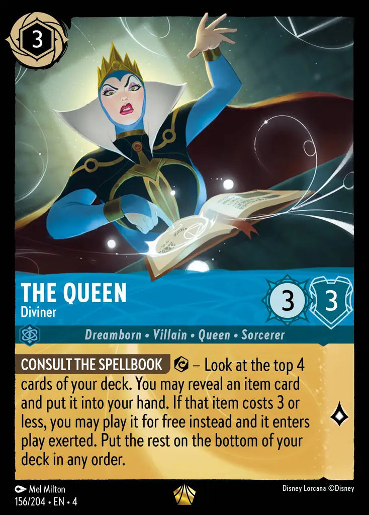 04 Ursula's Return - 156/204 - The Queen - Diviner - FOIL