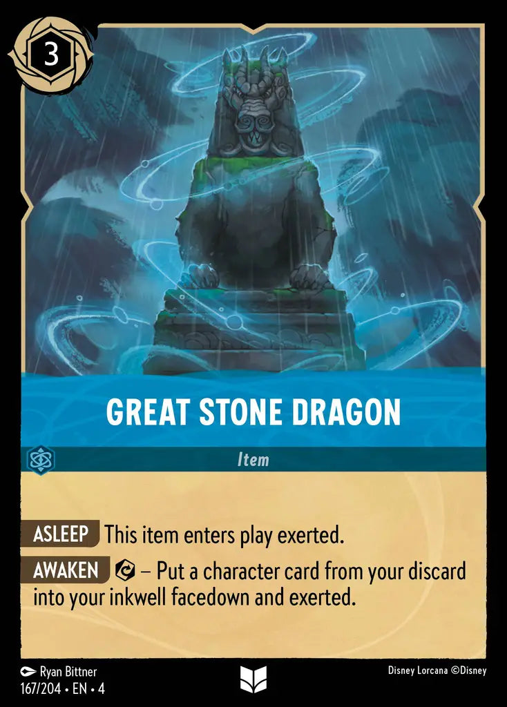 04 Ursula's Return - 167/204 - Great Stone Dragon - FOIL