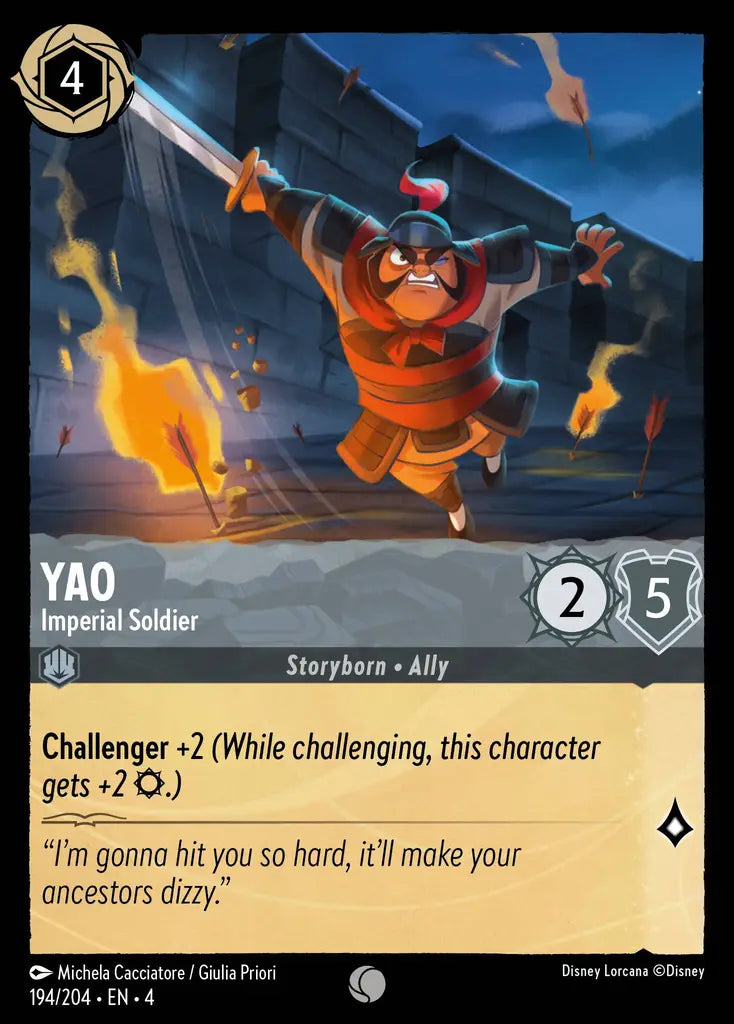 04 Ursula's Return - 194/204 - Yao - Imperial Soldier - FOIL