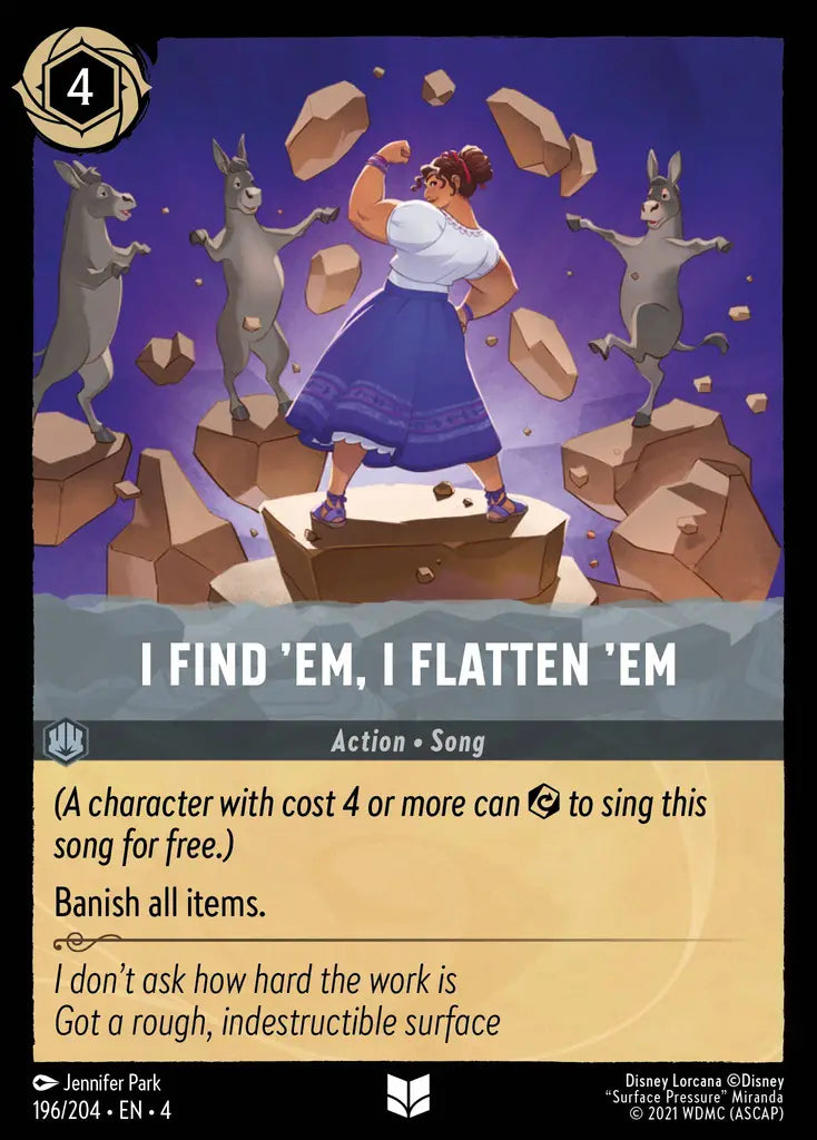 04 Ursula's Return - 196/204 - I Find 'Em, I Flatten 'Em - FOIL