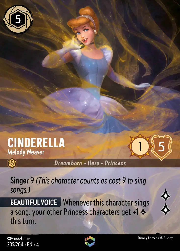 04 Ursula's Return - 205/204 - Cinderella - Melody Weaver - FOIL