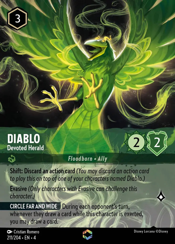 04 Ursula's Return - 211/204 - Diablo - Devoted Herald - FOIL