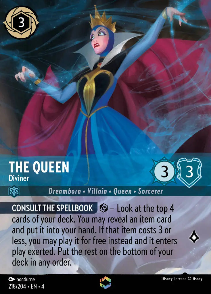 04 Ursula's Return - 218/204 - The Queen - Diviner - FOIL