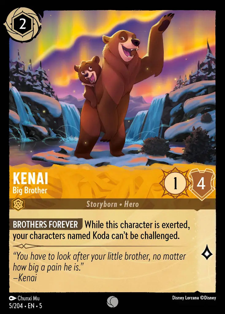 05 Shimmering Skies - 005/204 - Kenai - Big Brother - FOIL