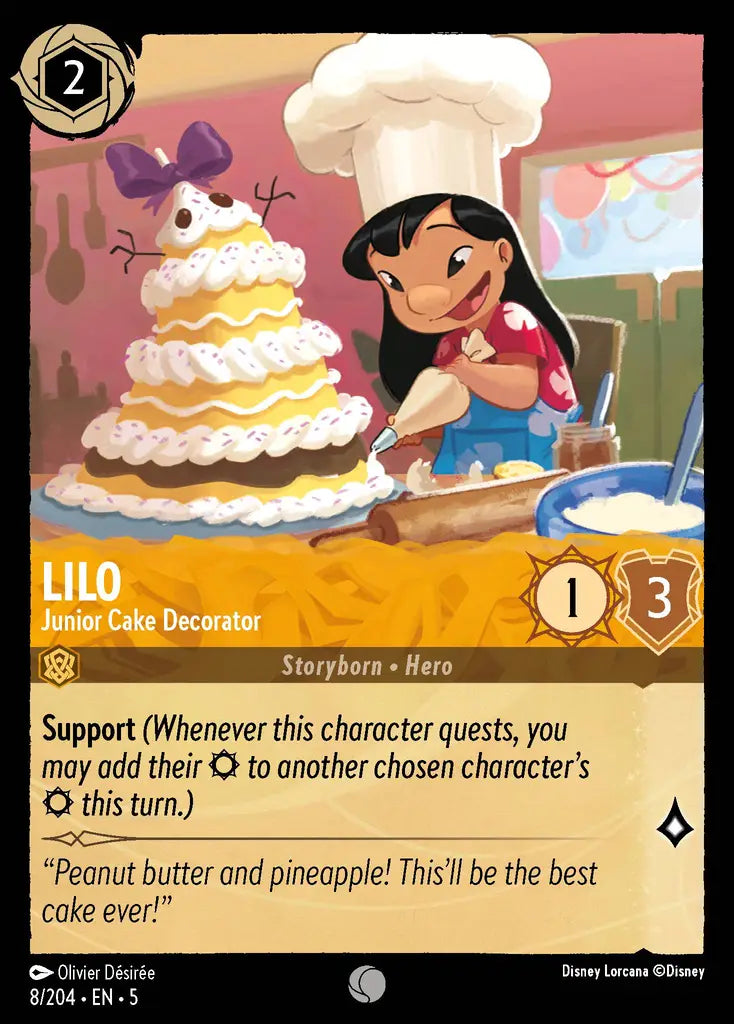 05 Shimmering Skies - 008/204 - Lilo - Junior Cake Decorator - FOIL