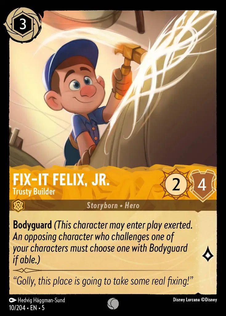 05 Shimmering Skies - 010/204 - Fix-It Felix, Jr. - Trusty Builder - FOIL