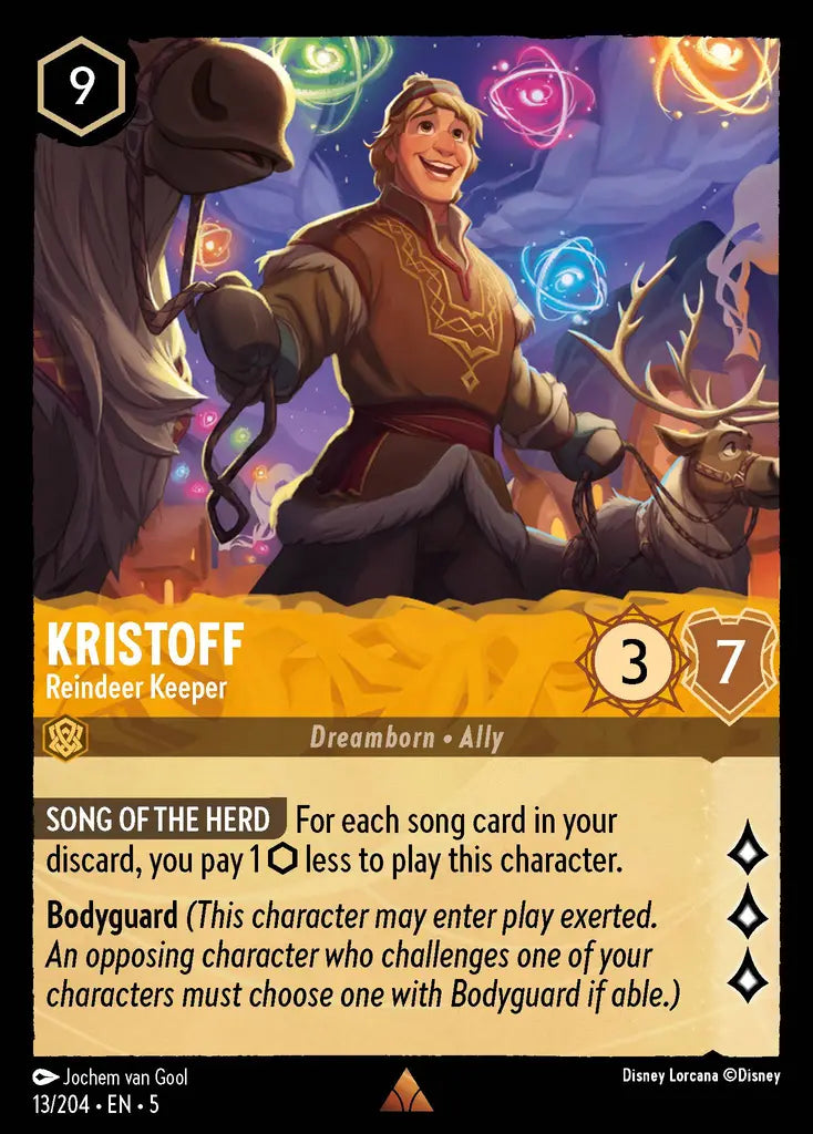 05 Shimmering Skies - 013/204 - Kristoff - Reindeer Keeper - FOIL