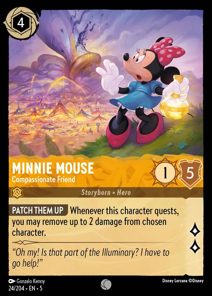 05 Shimmering Skies - 024/204 - Minnie Mouse - Compassionate Friend - FOIL