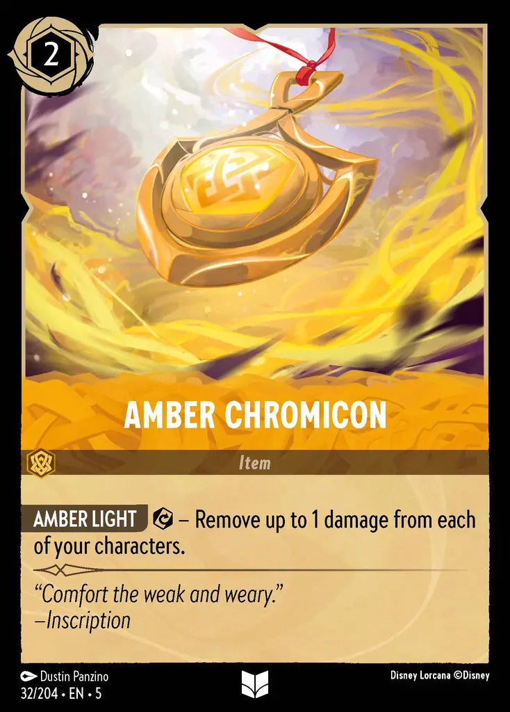 05 Shimmering Skies - 032/204 - Amber Chromicon - FOIL