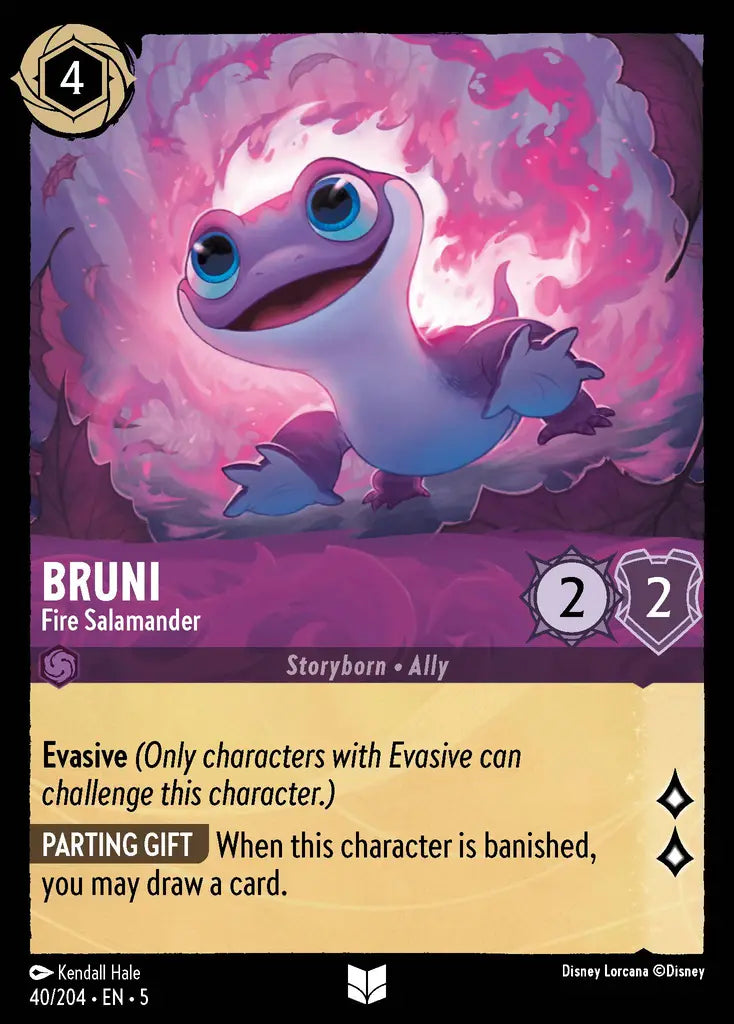 05 Shimmering Skies - 040/204 - Bruni - Fire Salamander - FOIL