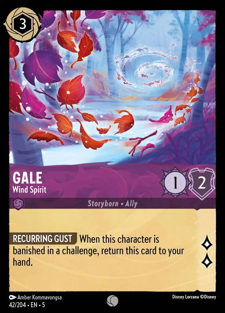 05 Shimmering Skies - 042/204 - Gale - Wind Spirit - FOIL