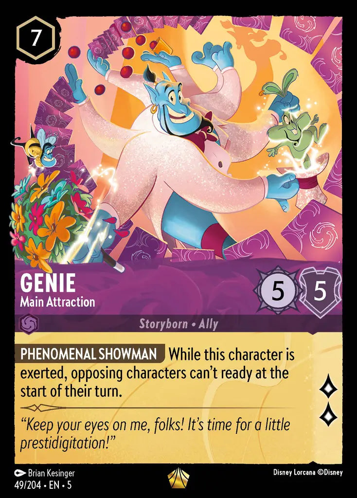 05 Shimmering Skies - 049/204 - Genie - Main Attraction - NON FOIL