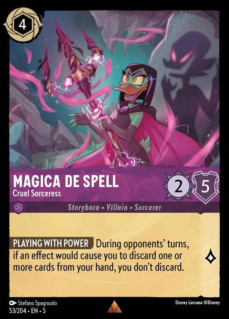 05 Shimmering Skies - 053/204 - Magica De Spell - Cruel Sorceress - FOIL