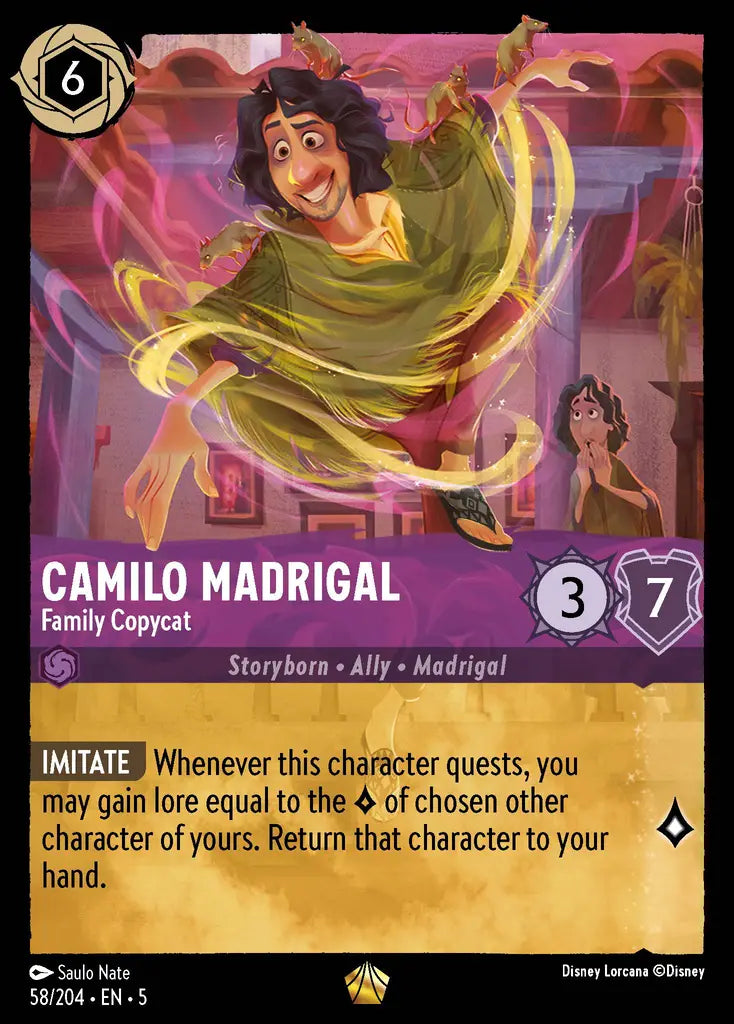 05 Shimmering Skies - 058/204 - Camilo Madrigal - Family Copycat - FOIL