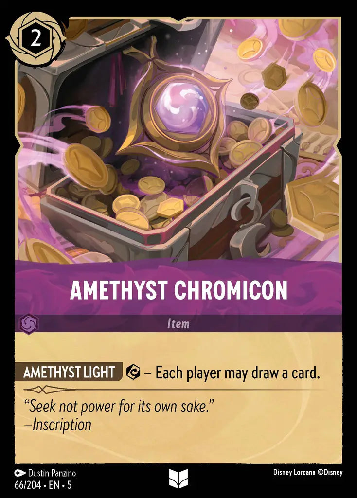 05 Shimmering Skies - 066/204 - Amethyst Chromicon - FOIL