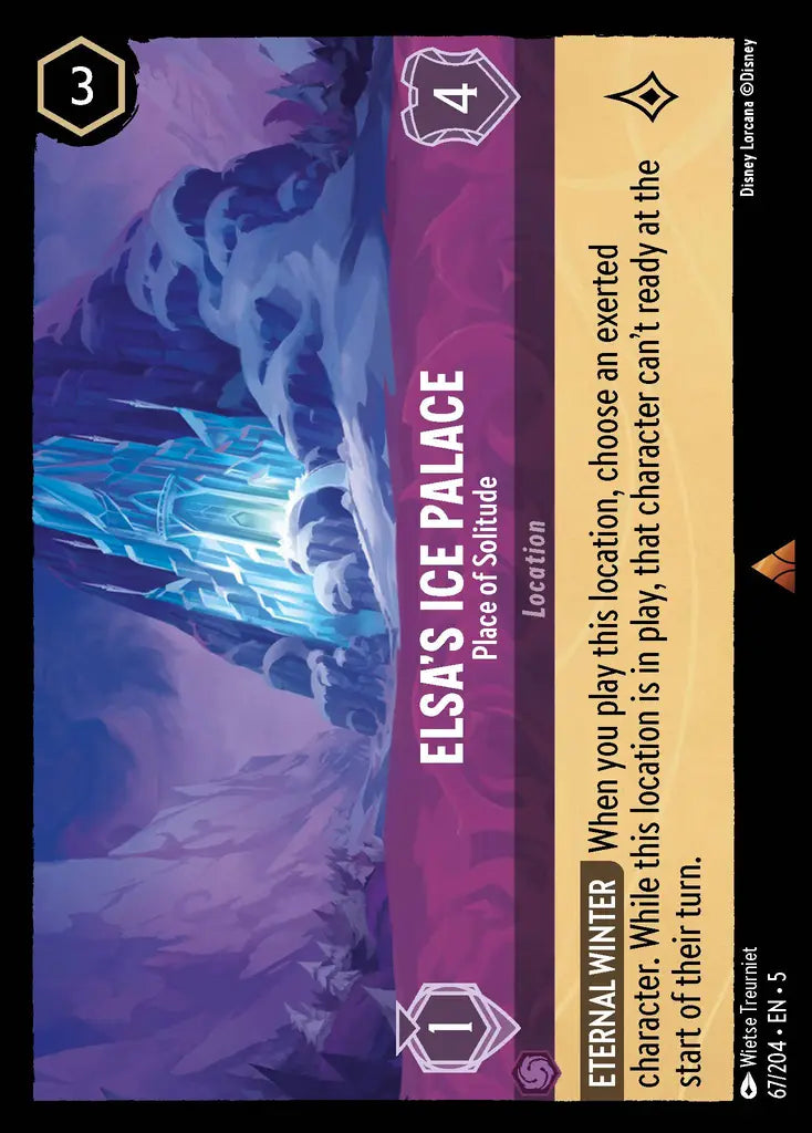 05 Shimmering Skies - 067/204 - Elsa's Ice Palace - Place of Solitude - FOIL
