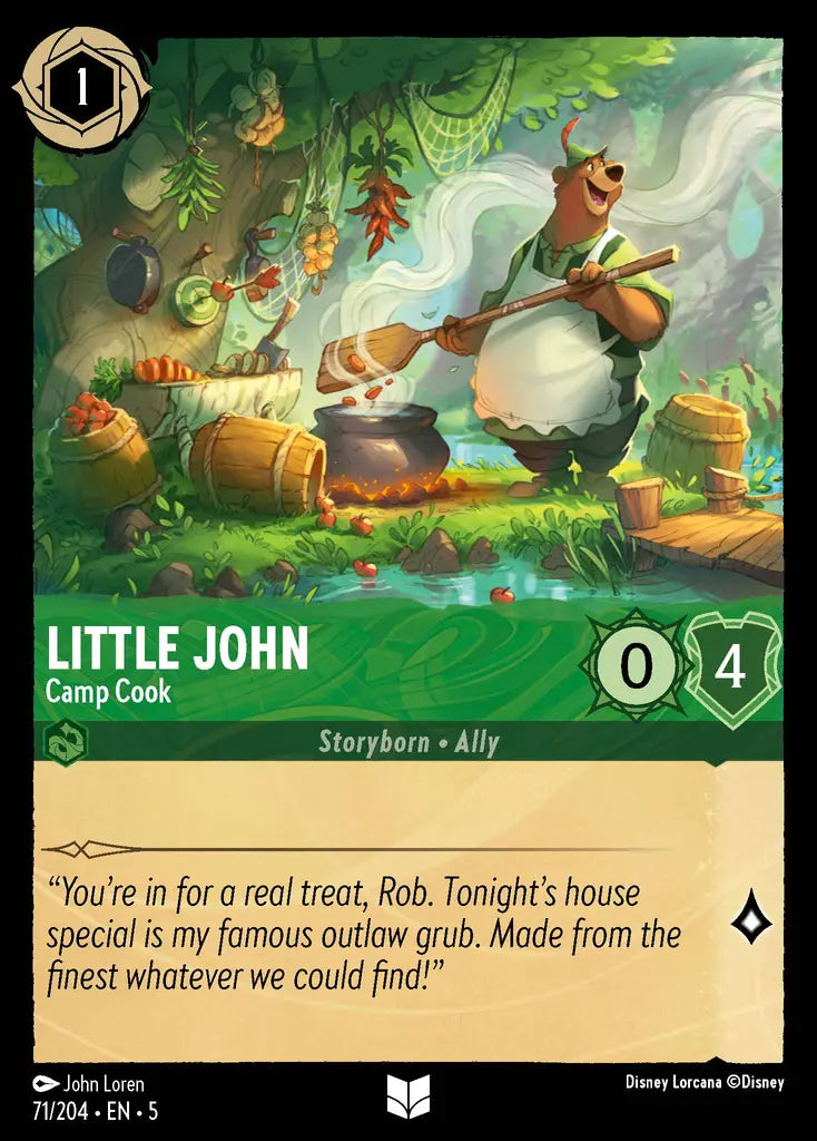 05 Shimmering Skies - 071/204 - Little John - Camp Cook - FOIL