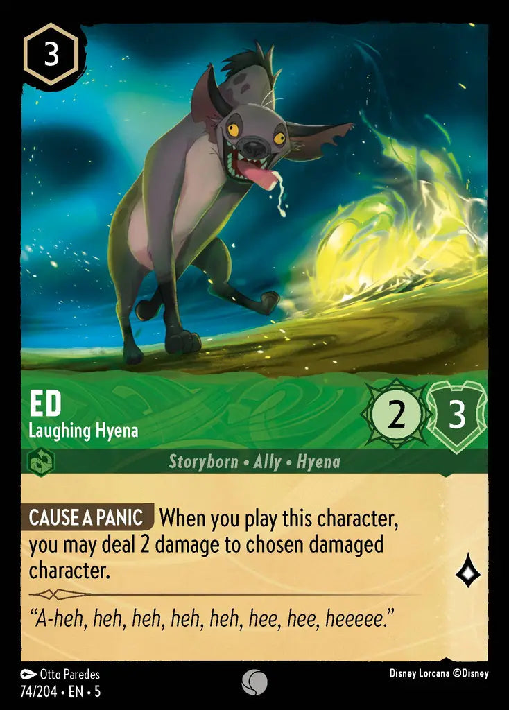 05 Shimmering Skies - 074/204 - Ed - Laughing Hyena - FOIL