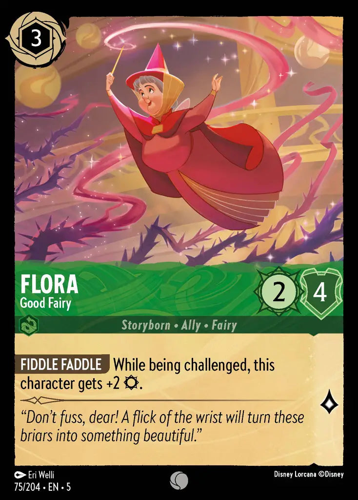 05 Shimmering Skies - 075/204 - Flora - Good Fairy - FOIL