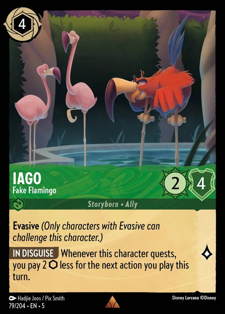 05 Shimmering Skies - 079/204 - Iago - Fake Flamingo - FOIL