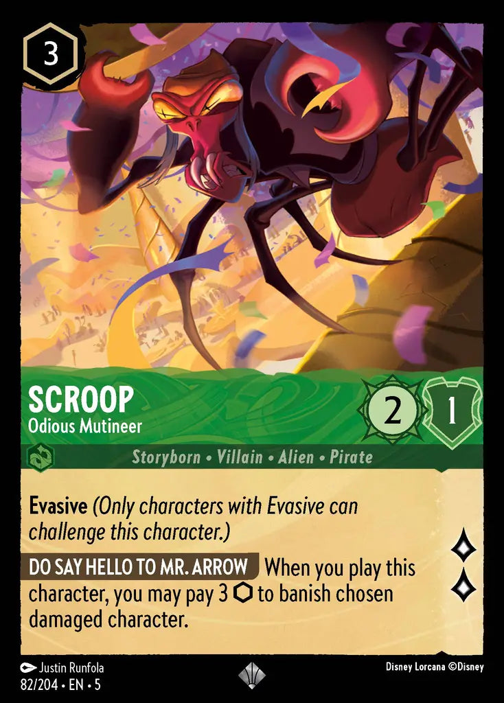 05 Shimmering Skies - 082/204 - Scroop - Odious Mutineer - FOIL