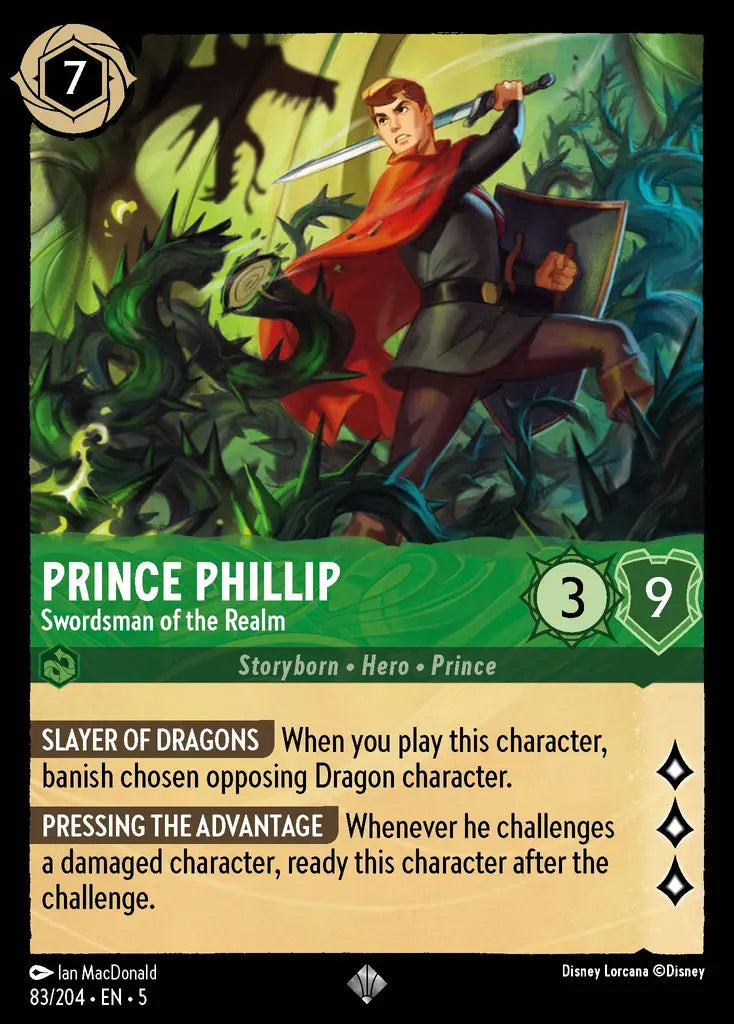 05 Shimmering Skies - 083/204 - Prince Phillip - Swordsman of the Realm - FOIL