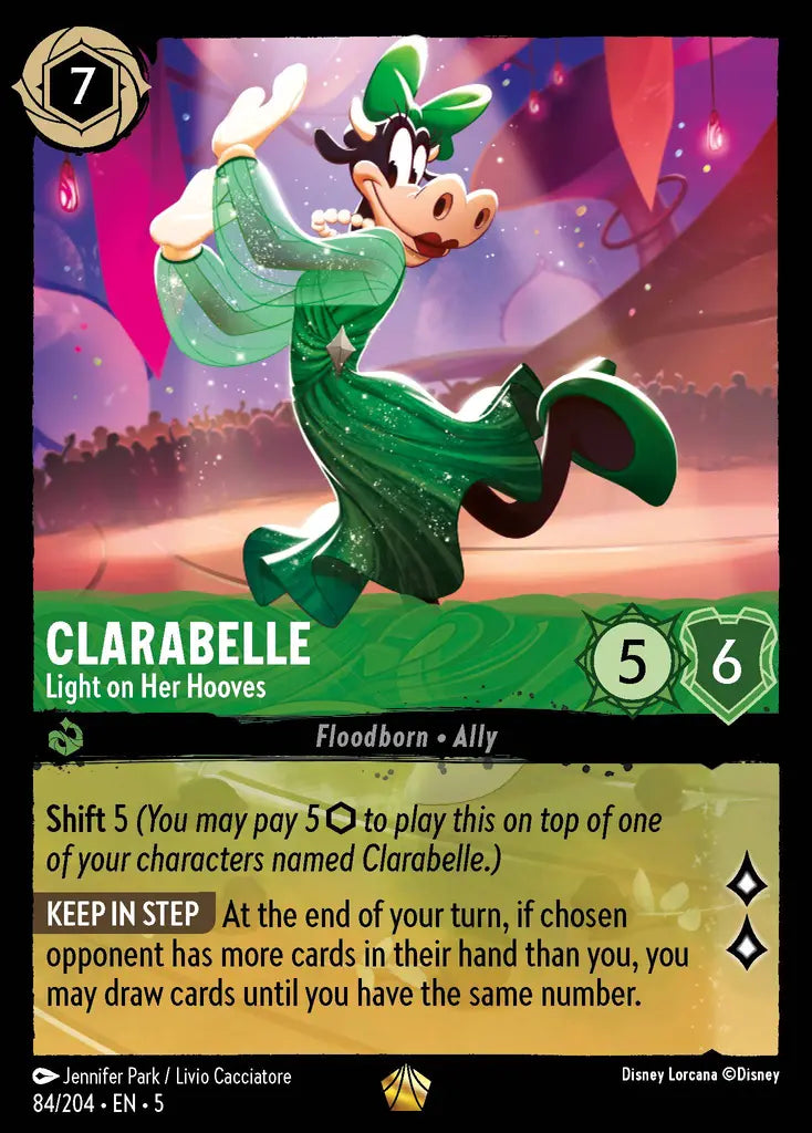 05 Shimmering Skies - 084/204 - Clarabelle - Light on Her Hooves - FOIL
