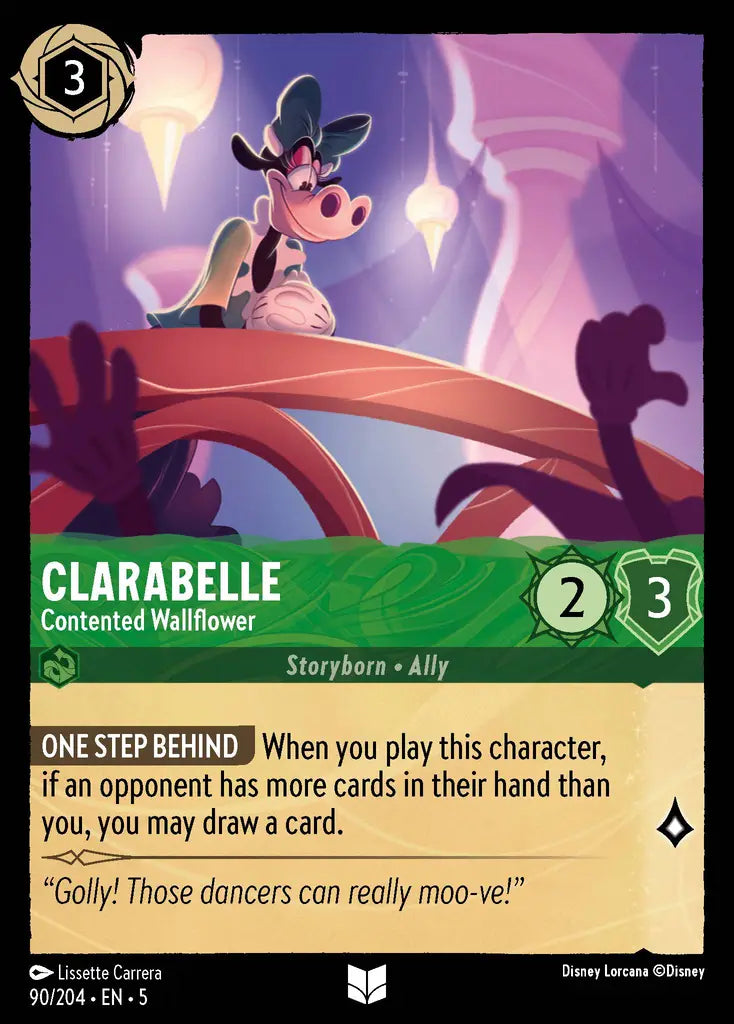 05 Shimmering Skies - 090/204 - Clarabelle - Contented Wallflower - FOIL