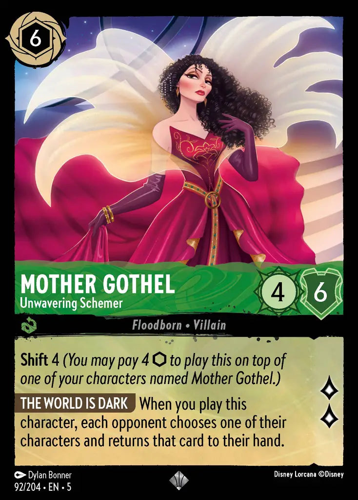 05 Shimmering Skies - 092/204 - Mother Gothel - Unwavering Schemer - FOIL