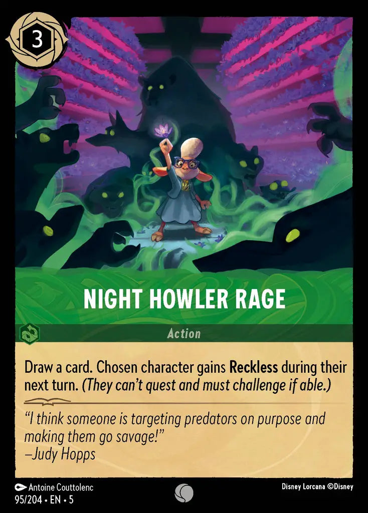 05 Shimmering Skies - 095/204 - Night Howler Rage - FOIL
