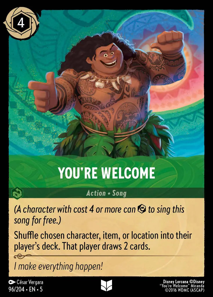 05 Shimmering Skies - 096/204 - You're Welcome - FOIL