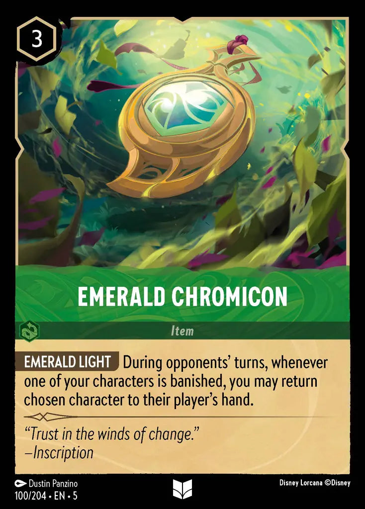05 Shimmering Skies - 100/204 - Emerald Chromicon - FOIL