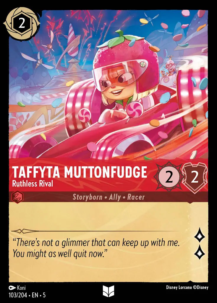 05 Shimmering Skies - 103/204 - Taffyta Muttonfudge - Ruthless Rival - FOIL