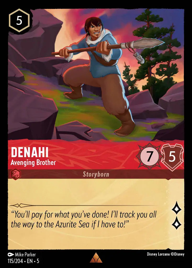 05 Shimmering Skies - 115/204 - Denahi - Avenging Brother - FOIL