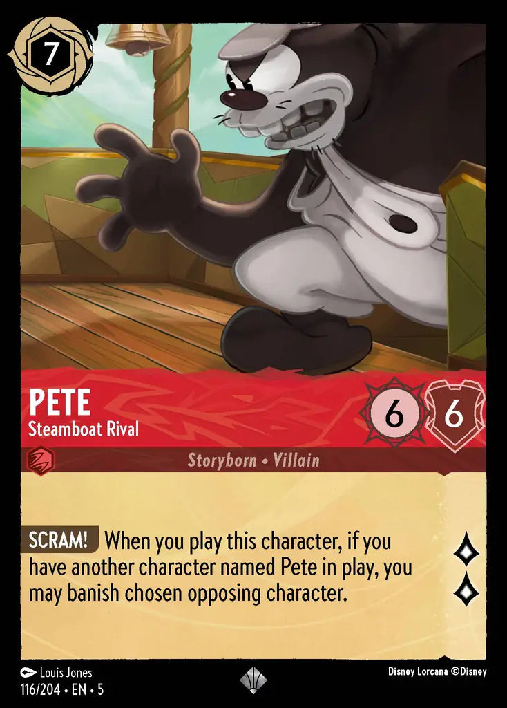 05 Shimmering Skies - 116/204 - Pete - Steamboat Rival - FOIL