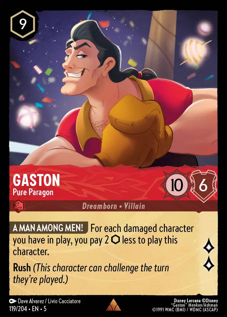 05 Shimmering Skies - 119/204 - Gaston - Pure Paragon - FOIL