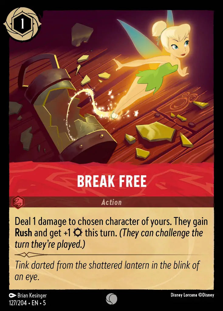 05 Shimmering Skies - 127/204 - Break Free - FOIL
