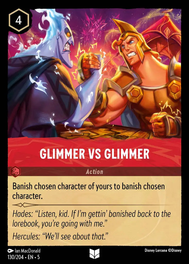 05 Shimmering Skies - 130/204 - Glimmer VS Glimmer - FOIL