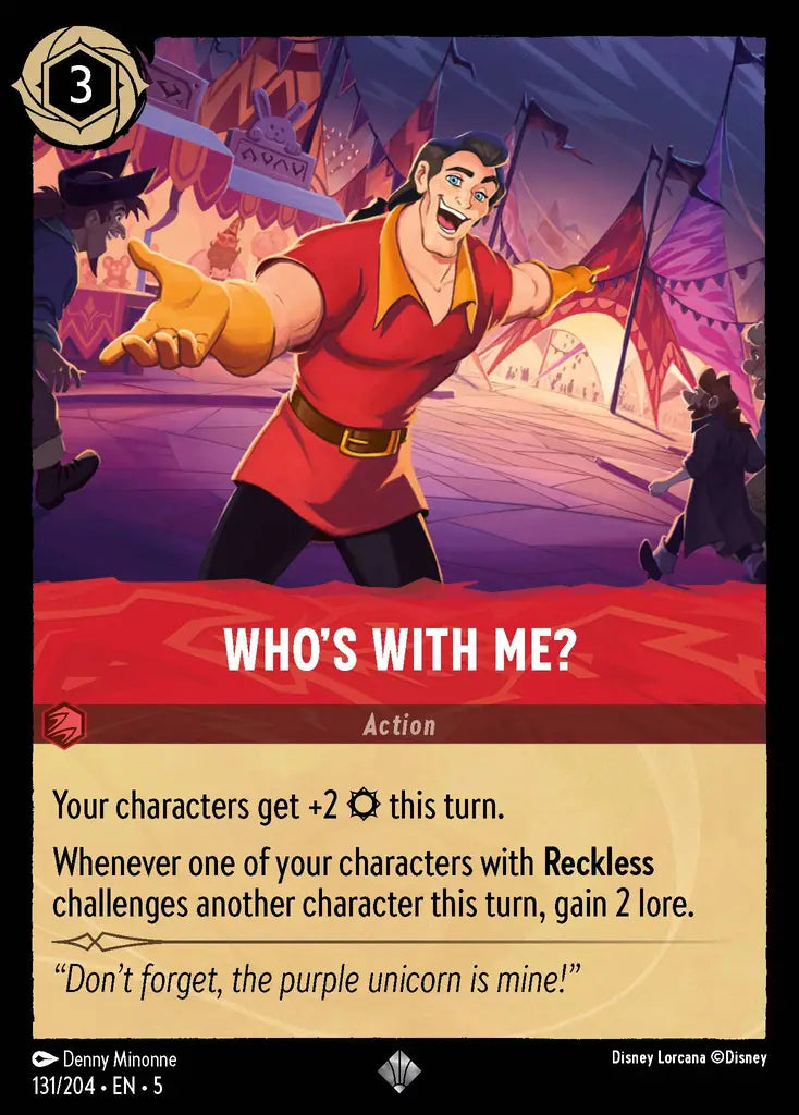 05 Shimmering Skies - 131/204 - Who's With Me? - FOIL