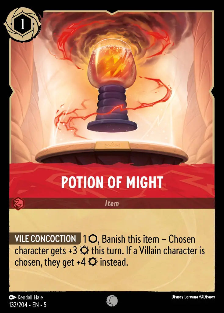05 Shimmering Skies - 132/204 - Potion of Might - FOIL