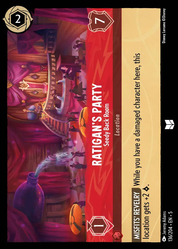 05 Shimmering Skies - 136/204 - Ratigan's Party - Seedy Back Room - FOIL