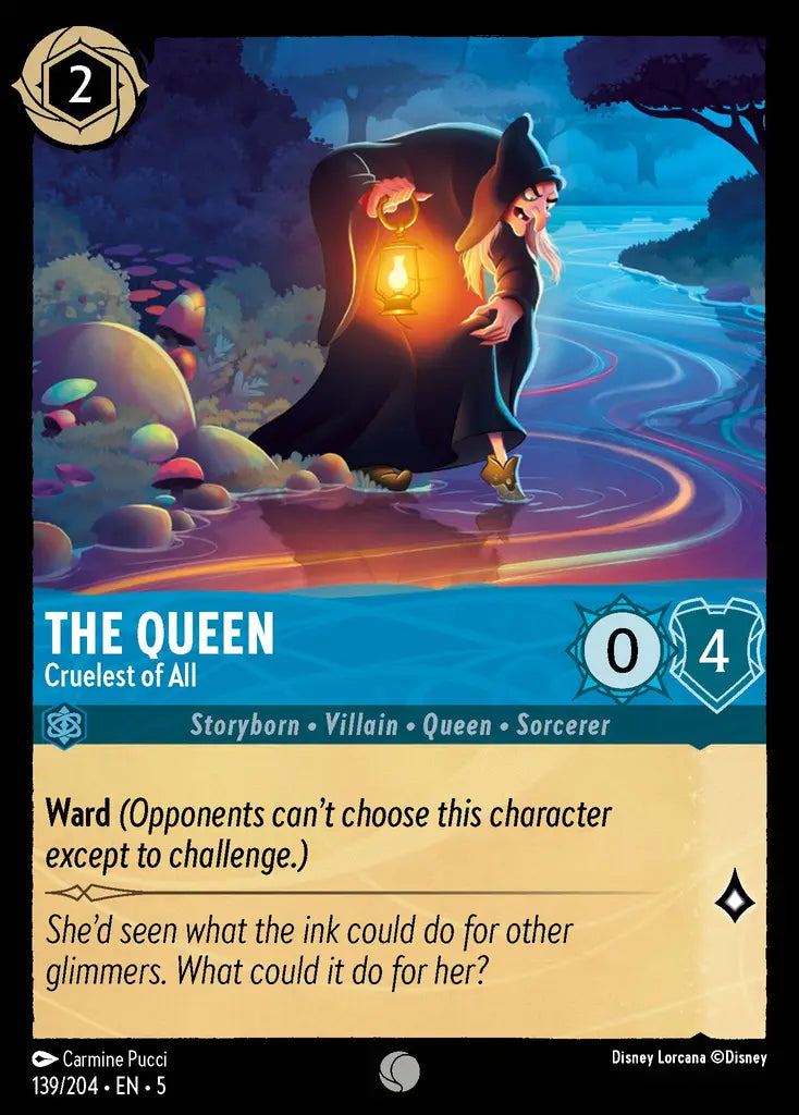 05 Shimmering Skies - 139/204 - The Queen - Cruelest of All - FOIL
