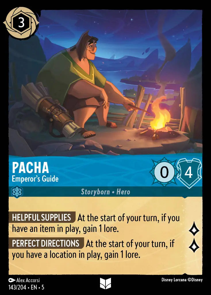 05 Shimmering Skies - 143/204 - Pacha - Emperor's Guide - FOIL