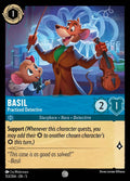 05 Shimmering Skies - 153/204 - Basil - Practiced Detective - FOIL