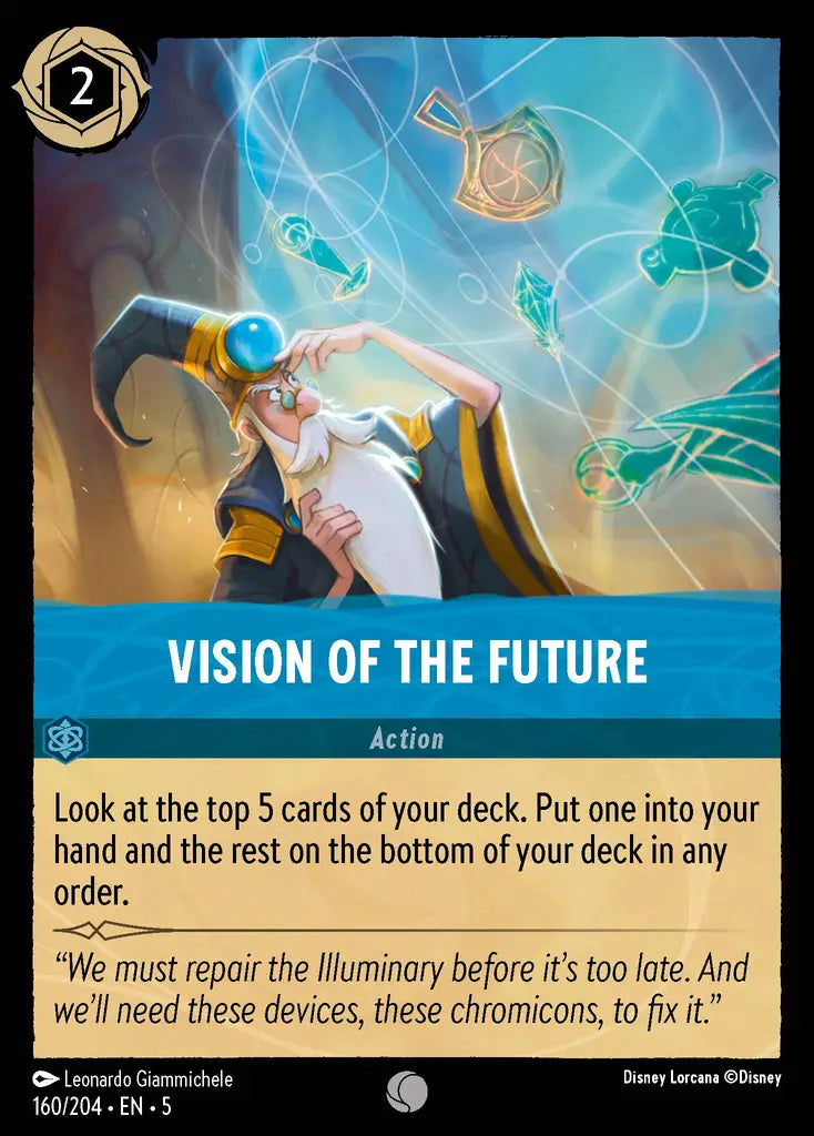 05 Shimmering Skies - 160/204 - Vision of the Future - FOIL