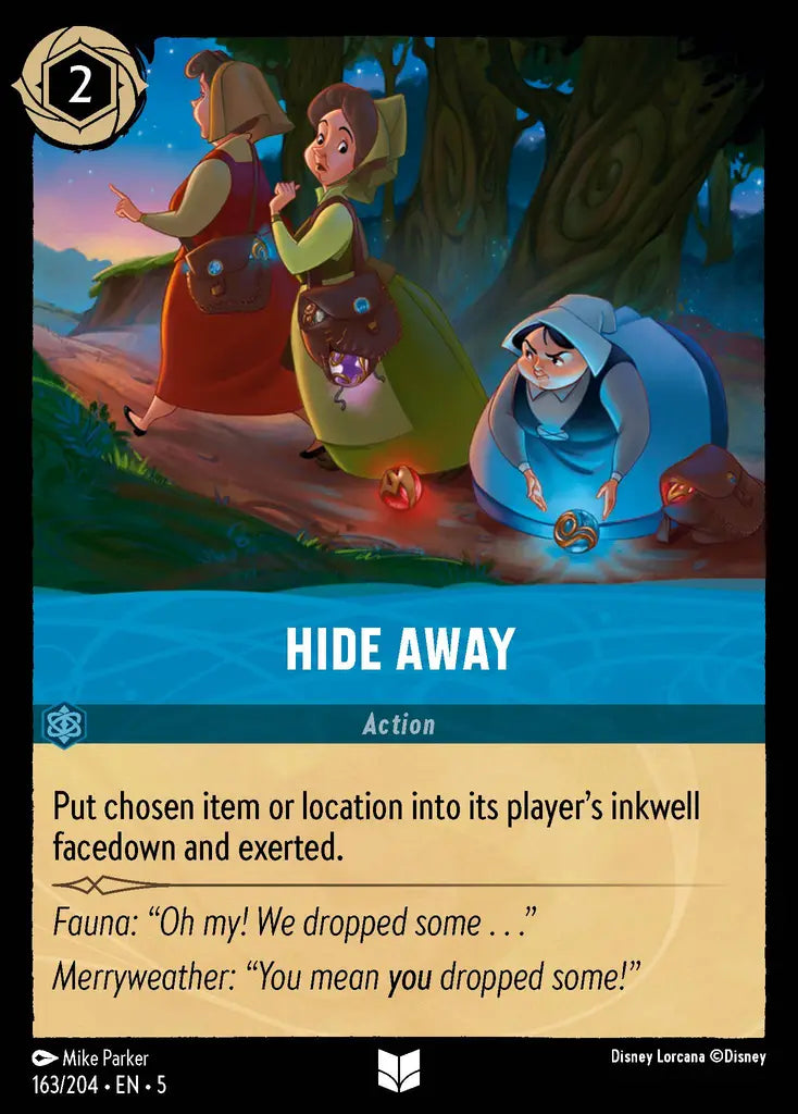 05 Shimmering Skies - 163/204 - Hide Away - FOIL