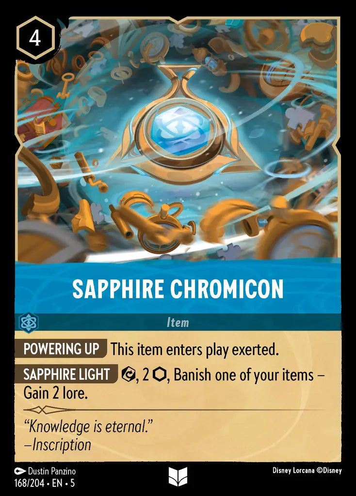 05 Shimmering Skies - 168/204 - Sapphire Chromicon - FOIL