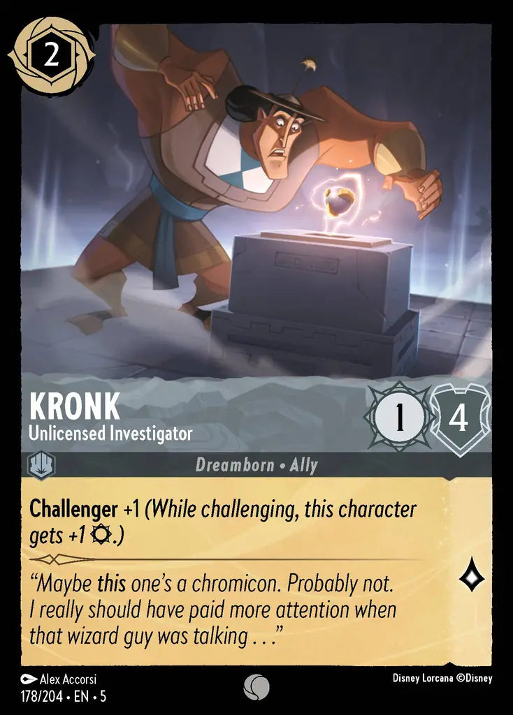 05 Shimmering Skies - 178/204 - Kronk - Unlicensed Investigator - FOIL